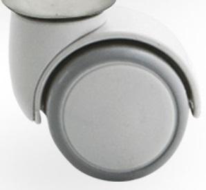 Ø 50 mm na tvrdé povrchy, linoleum (ROG) šedé