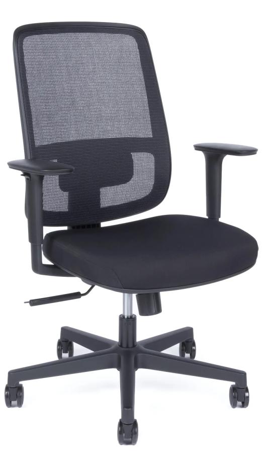 OFFICE PRO Kancelárska stolička CANTO BLACK BP čierna