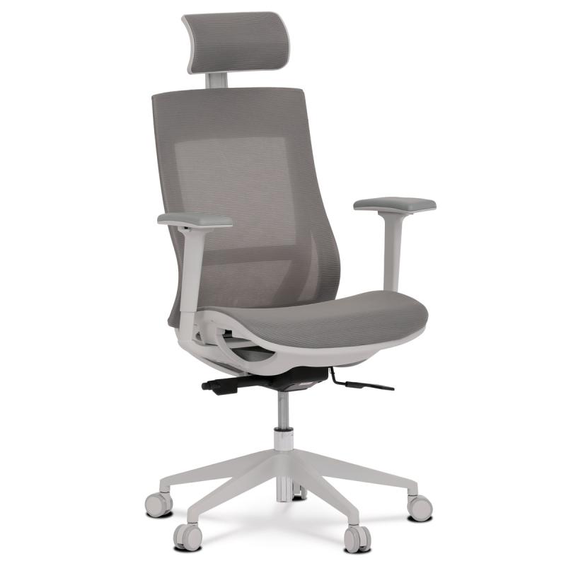 Kancelárska stolička KA-W004 GREY šedá