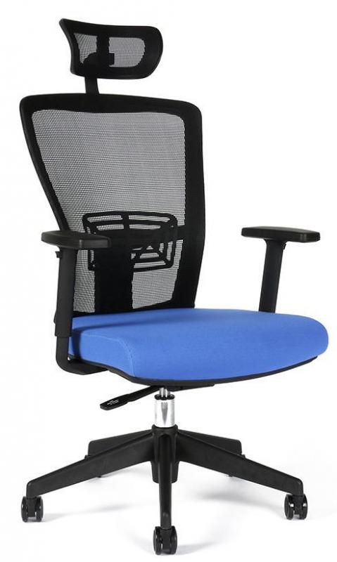 OFFICE PRO Kancelárska stolička THEMIS SP modrá