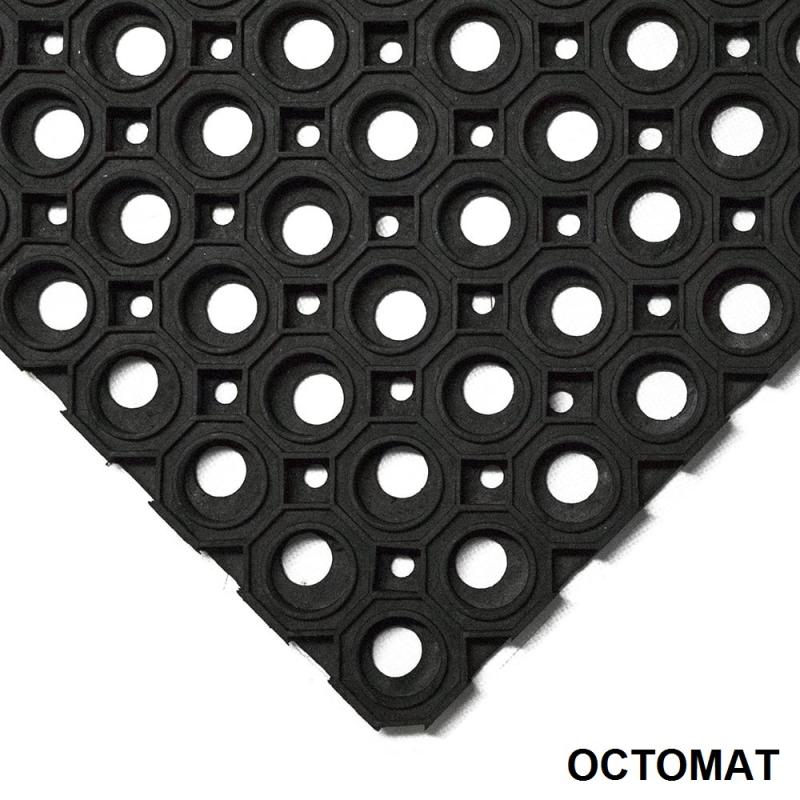 COBA Vstupná čistiaca rohož RINGMAT HONEYCOMB OCTOMAT 100x150 cm čierna