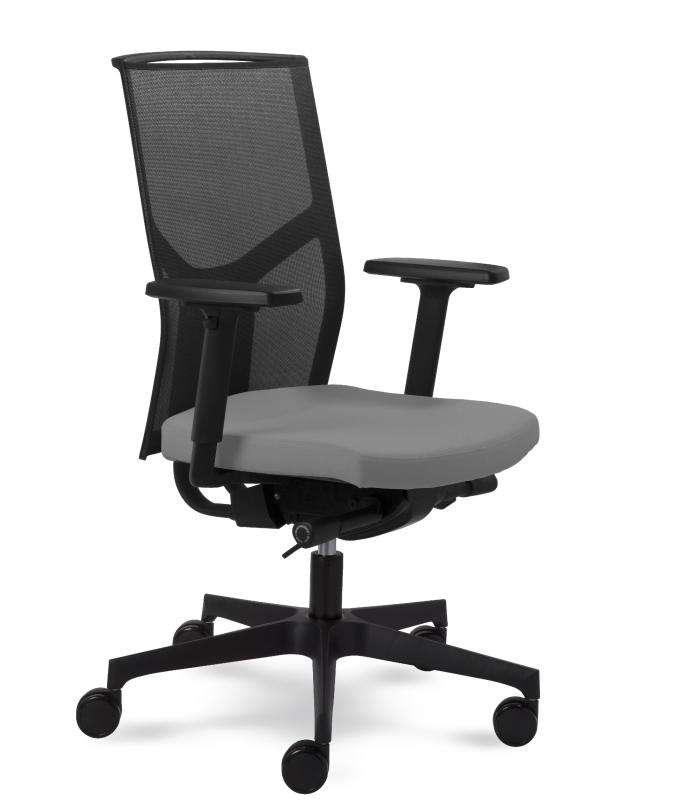 MAYER Kancelárska stolička PRIME MESH 2302 S čalúnenie SILVERTEX koženka