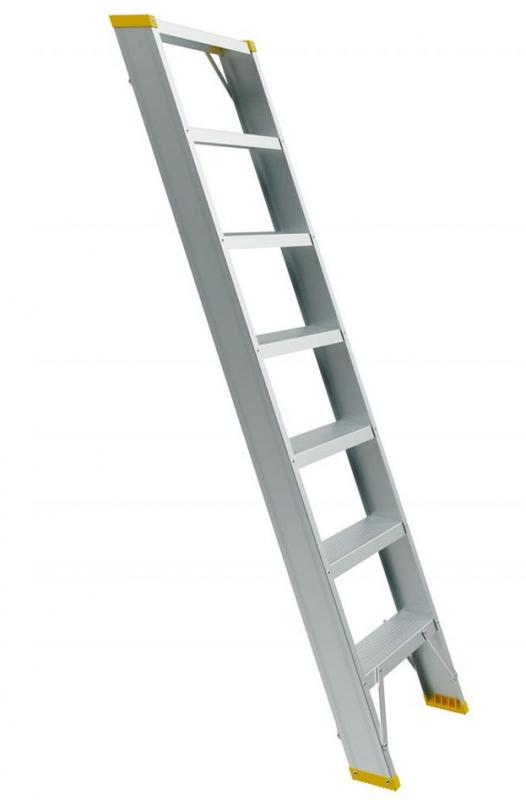 ALVE Rebrík hliníkový jednodielny stupačkový 9912 PROFI PLUS FORTE