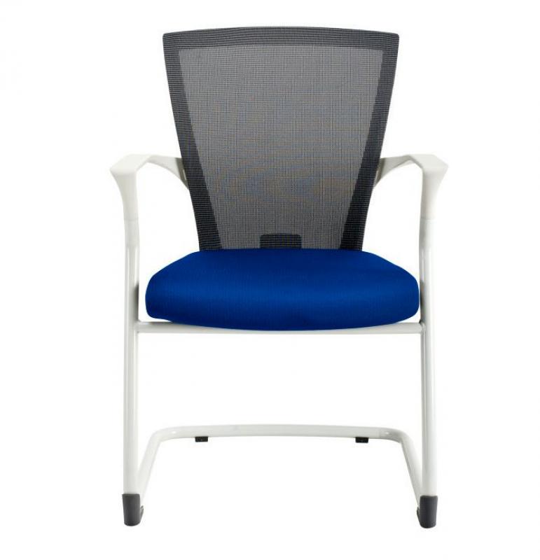 bestuhl Konferenčná rokovacia stolička MERENS WHITE MEETING modrá