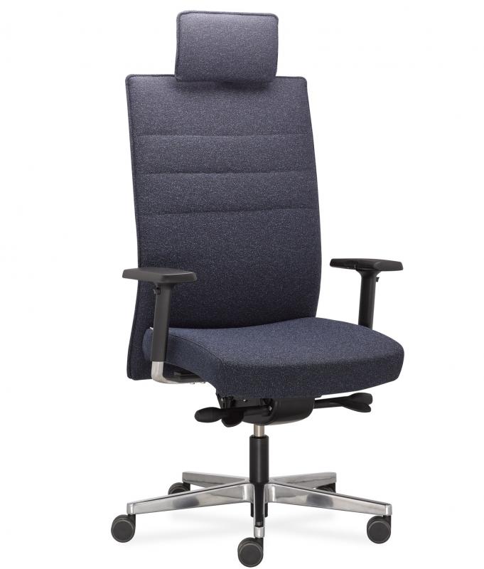 RIM Záťažová kancelárska stolička FUTURA 150 FU 3121 čalúnenie PRINCE koža