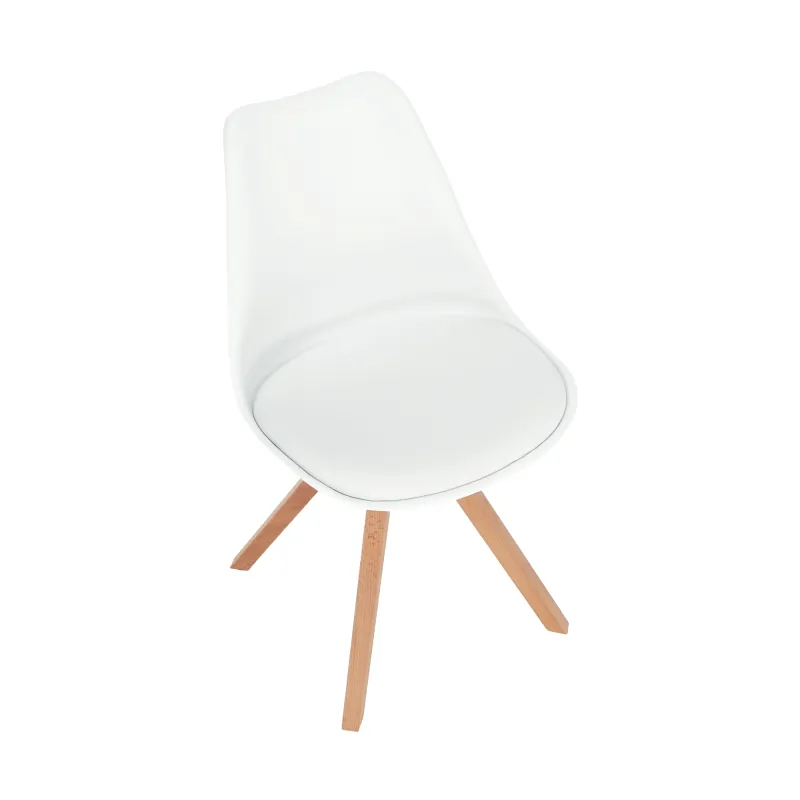 Štýlová otočná stolička, biela, ETOSA