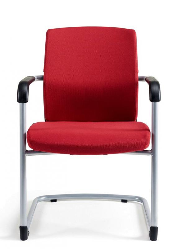 OFFICE PRO bestuhl Konferenčná rokovacia stolička JCON BLACK červená