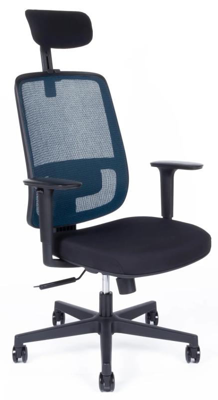 OFFICE PRO Kancelárska stolička CANTO BLACK SP modrá