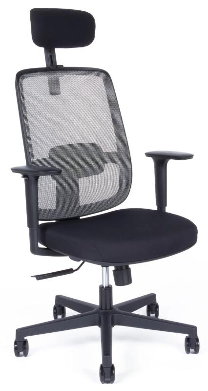 OFFICE PRO Kancelárska stolička CANTO BLACK SP šedá