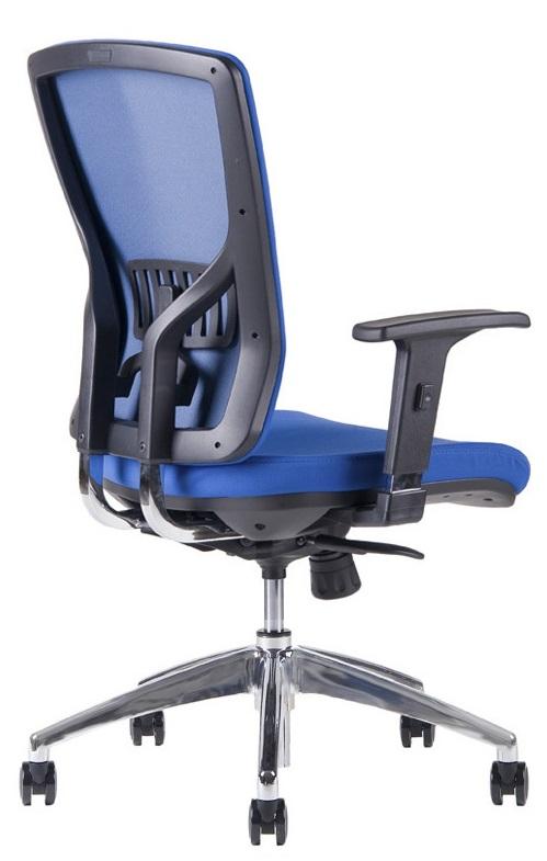 OFFICE PRO Kancelárska stolička HALIA CHROM BP modrá