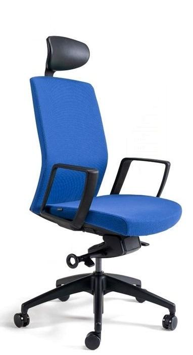 OFFICE PRO bestuhl Kancelárska stolička J2 BLACK SP modrá