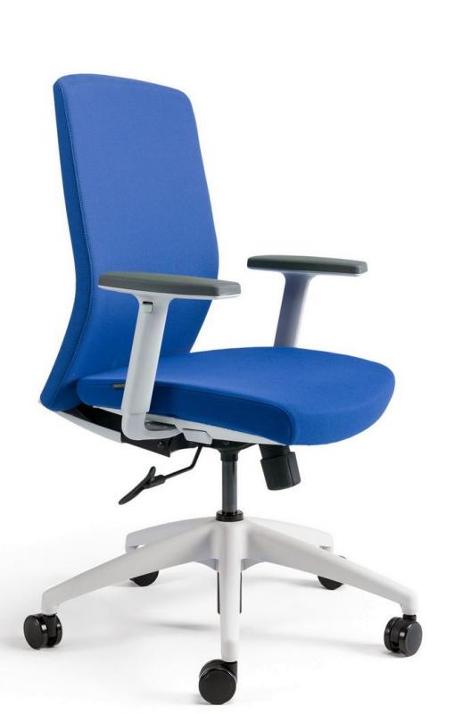 OFFICE PRO bestuhl Kancelárska stolička J2 ECO WHITE BP modrá