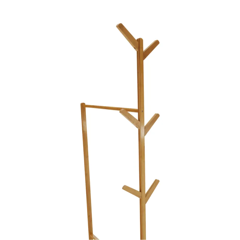 Pojazdný vešiak, bambus, šírka 60cm, VIKIR TYP 1