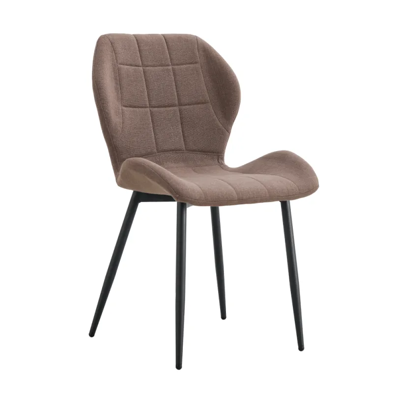 Jedálenská stolička, hnedá/čierna, MAKENA TYP 1
