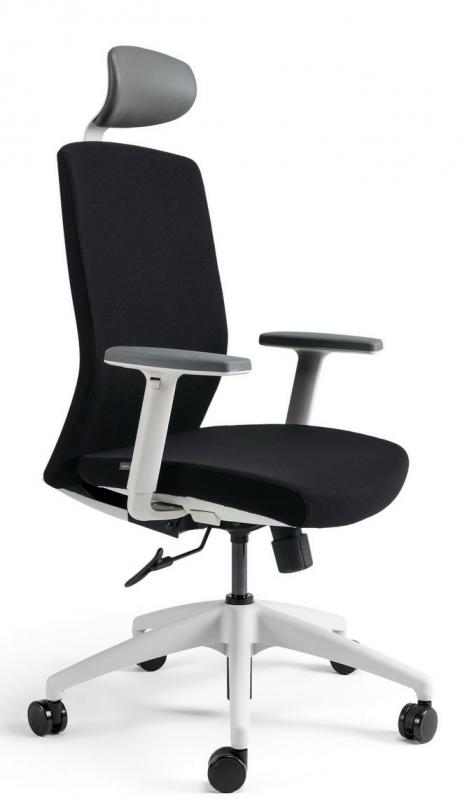 OFFICE PRO bestuhl Kancelárska stolička J2 ECO WHITE SP čierna